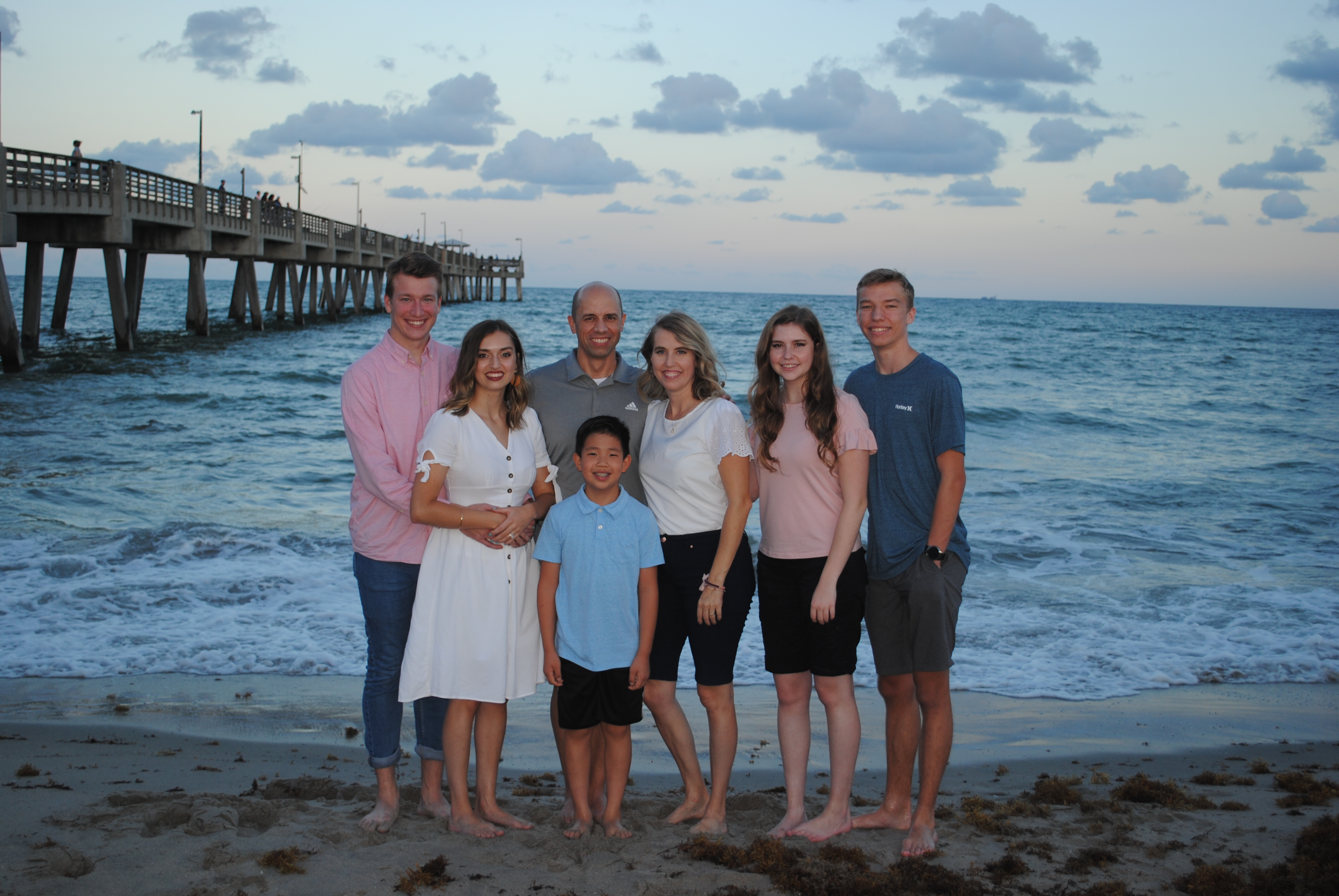 Maren (center) and her family