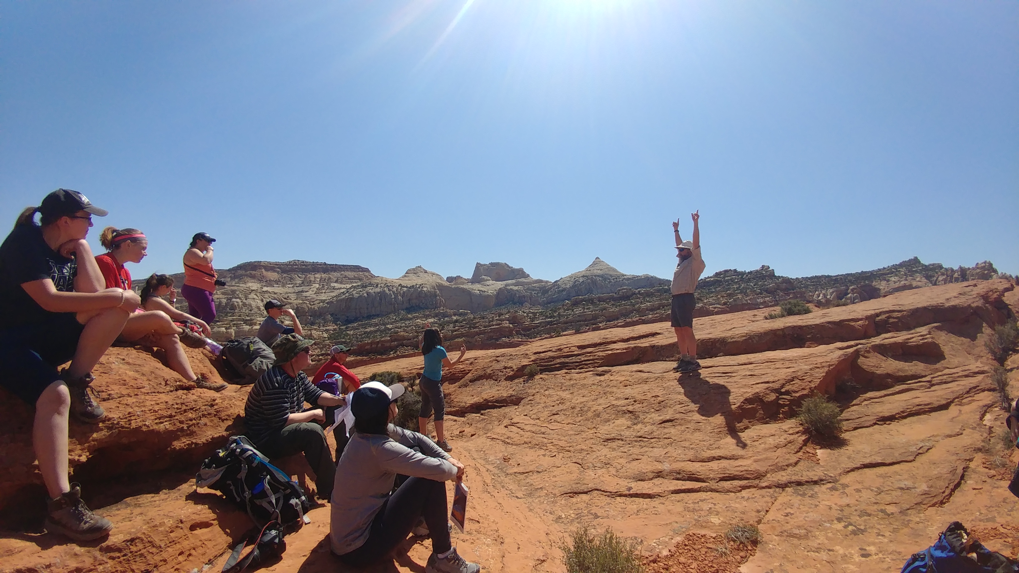 Kirk Nichols Teaching Outside