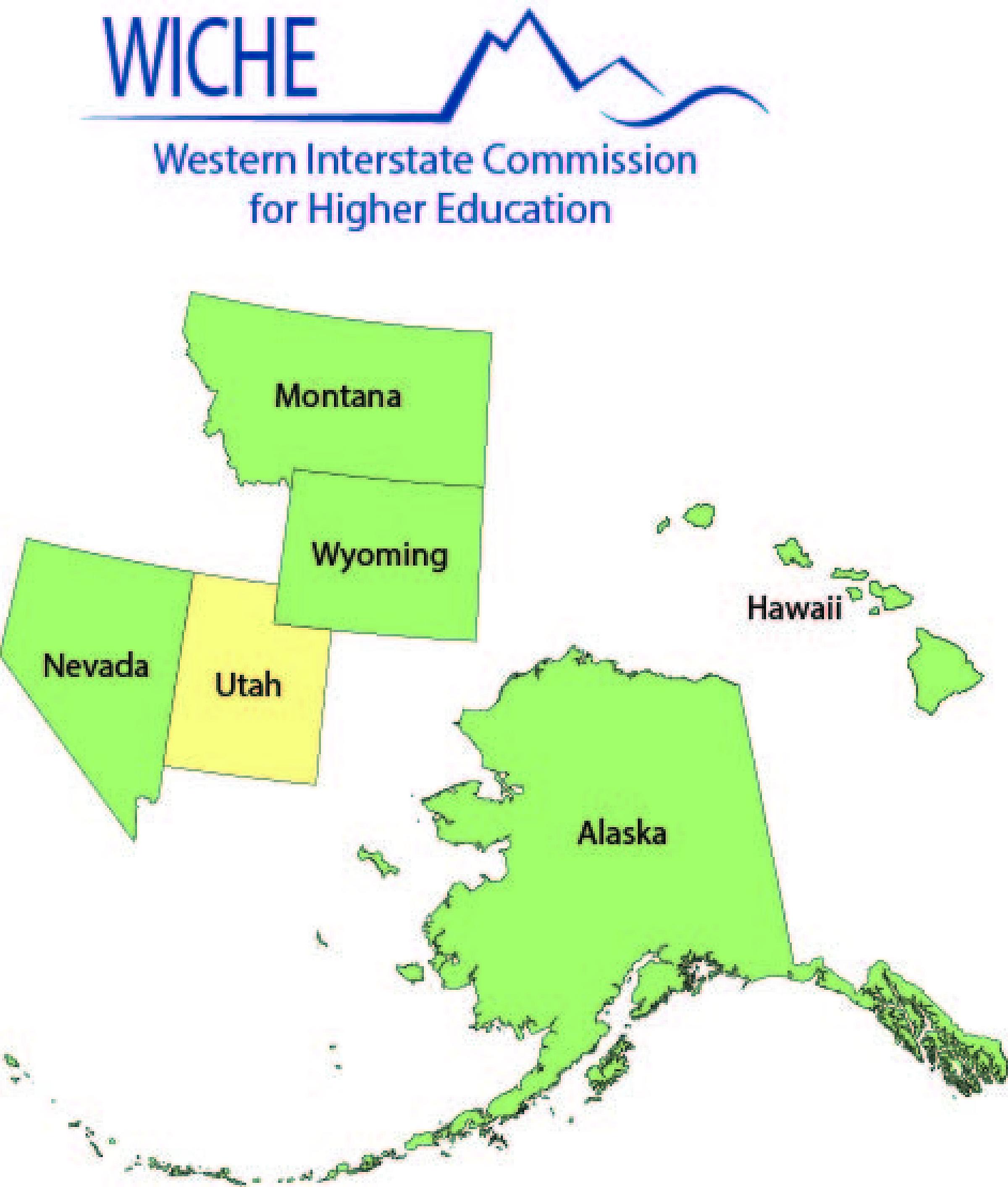 WICHE Map