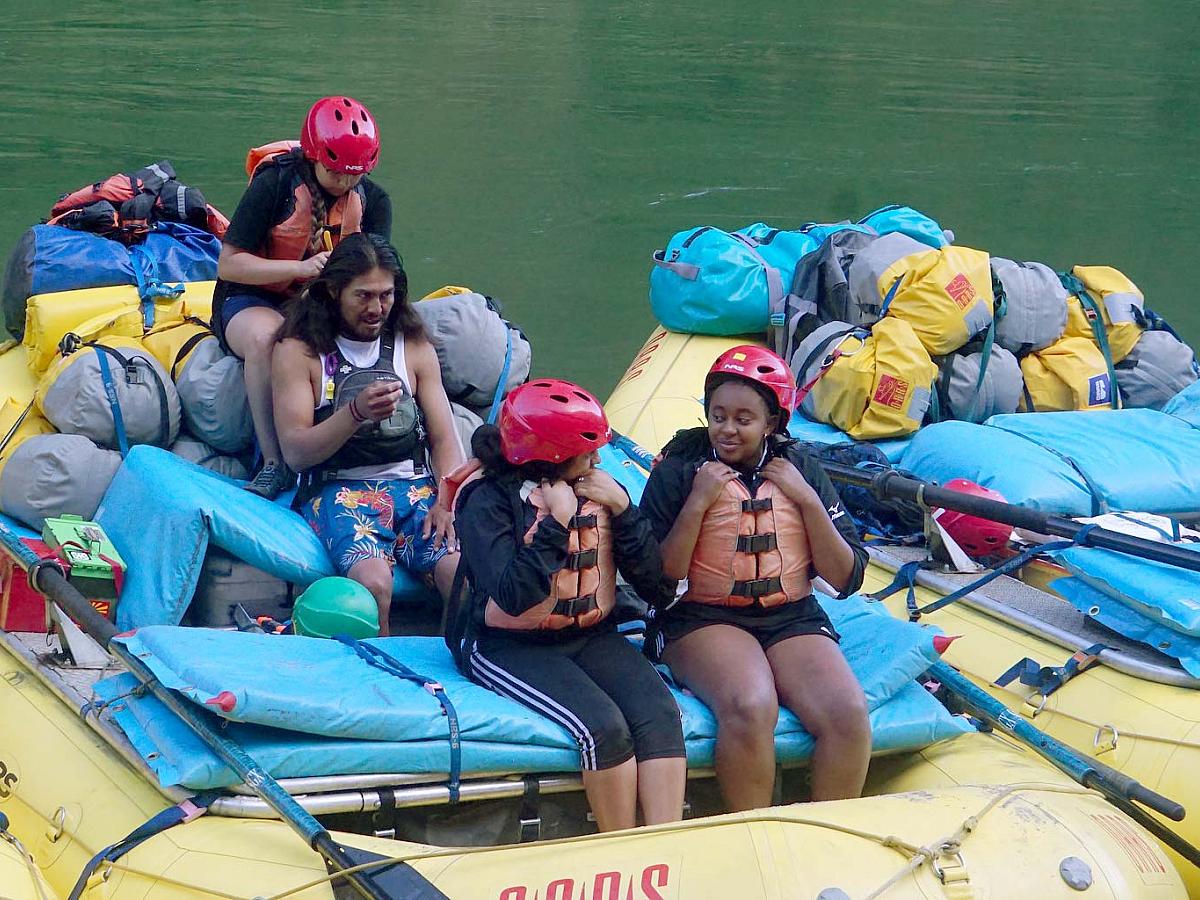 PRT Students on a river trip