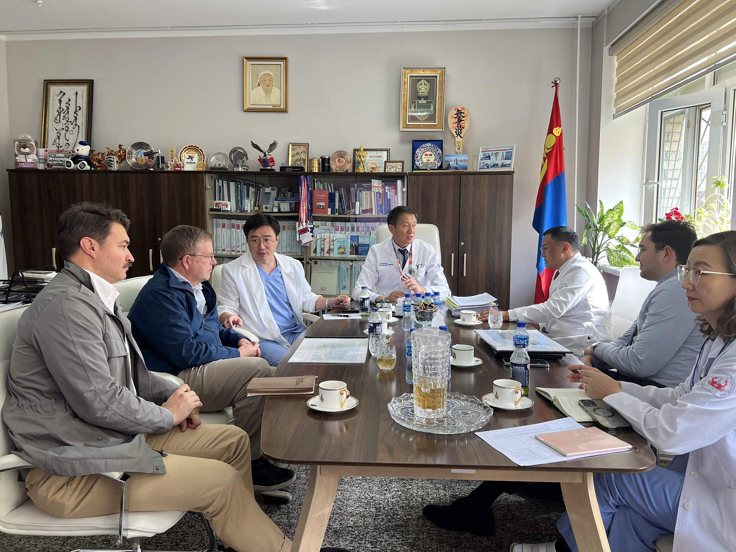 Sorensen meeting with doctors