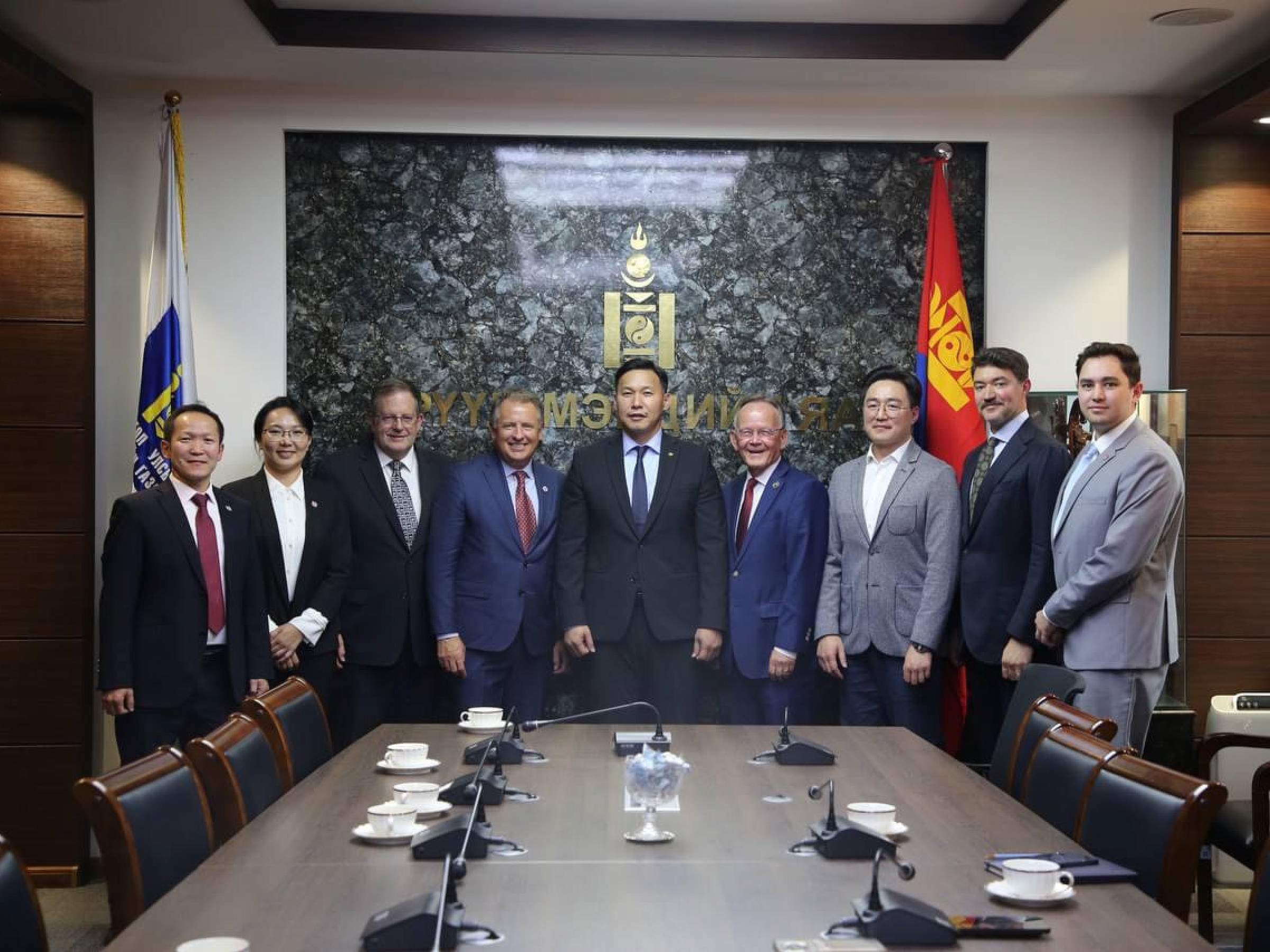 Sorensen working in Mongolia