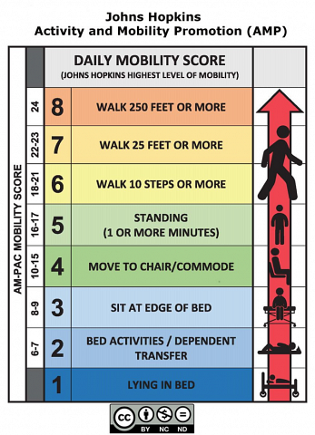 Image of Johns Hopkins Activity. Mobility Evaluation