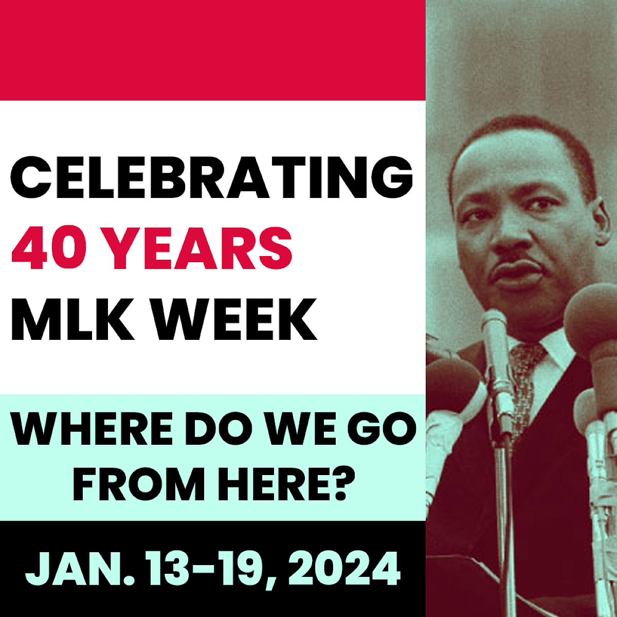 Image of Martin Luther King Jr. for MLK week