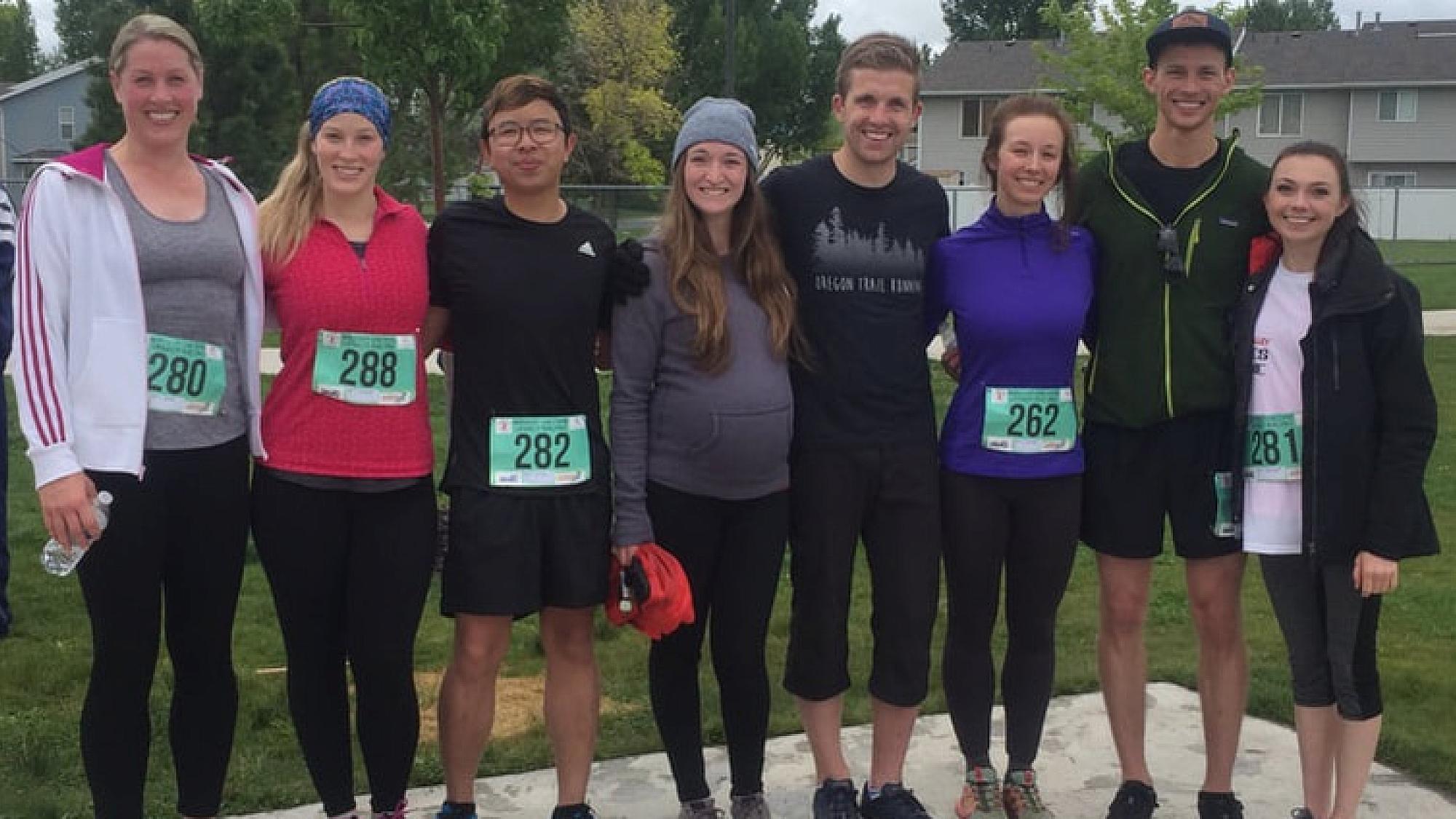 Research Assistants participated in the 5K run